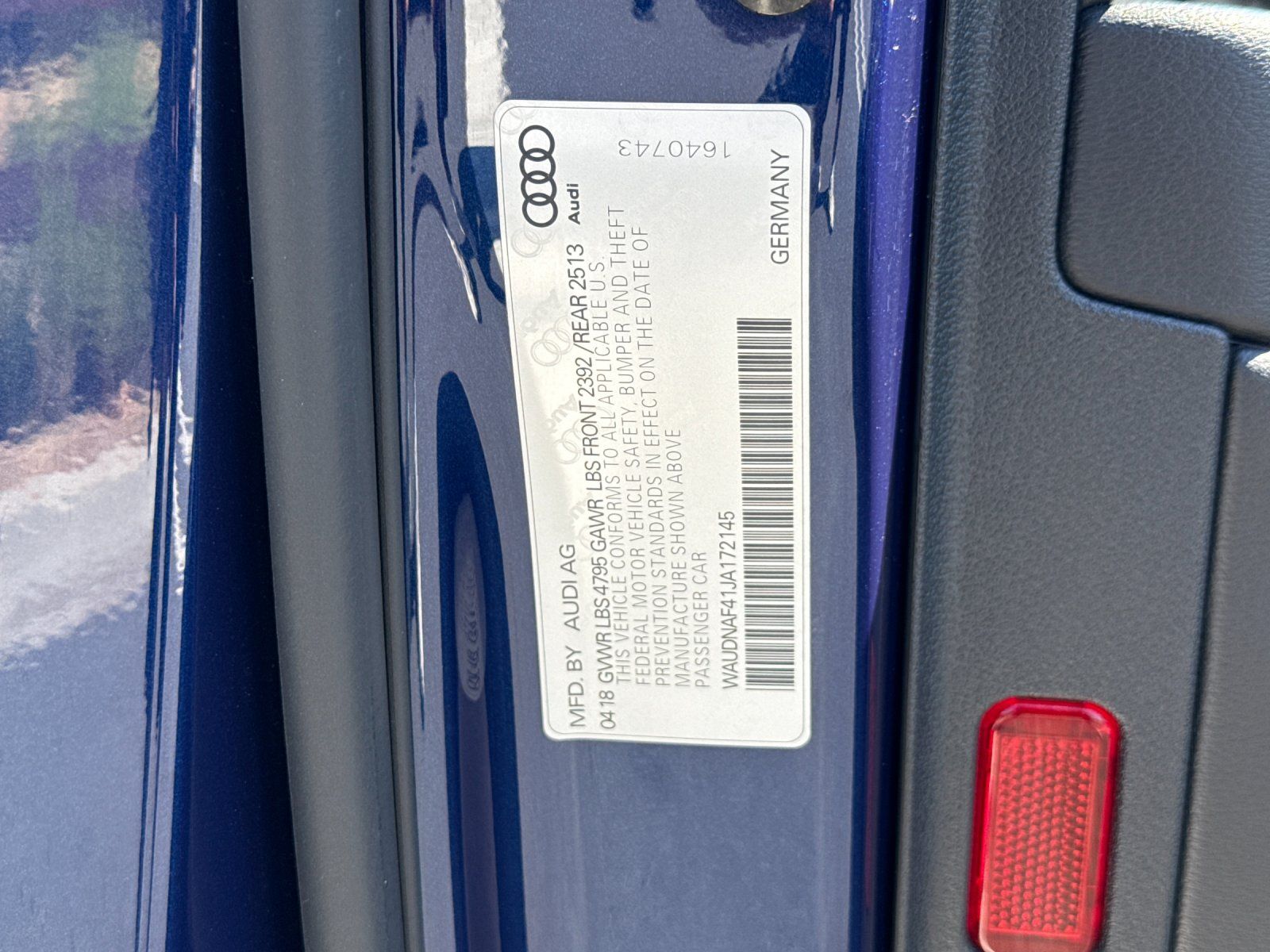 2018 Audi A4 2.0T Premium — full photo 26 of 26