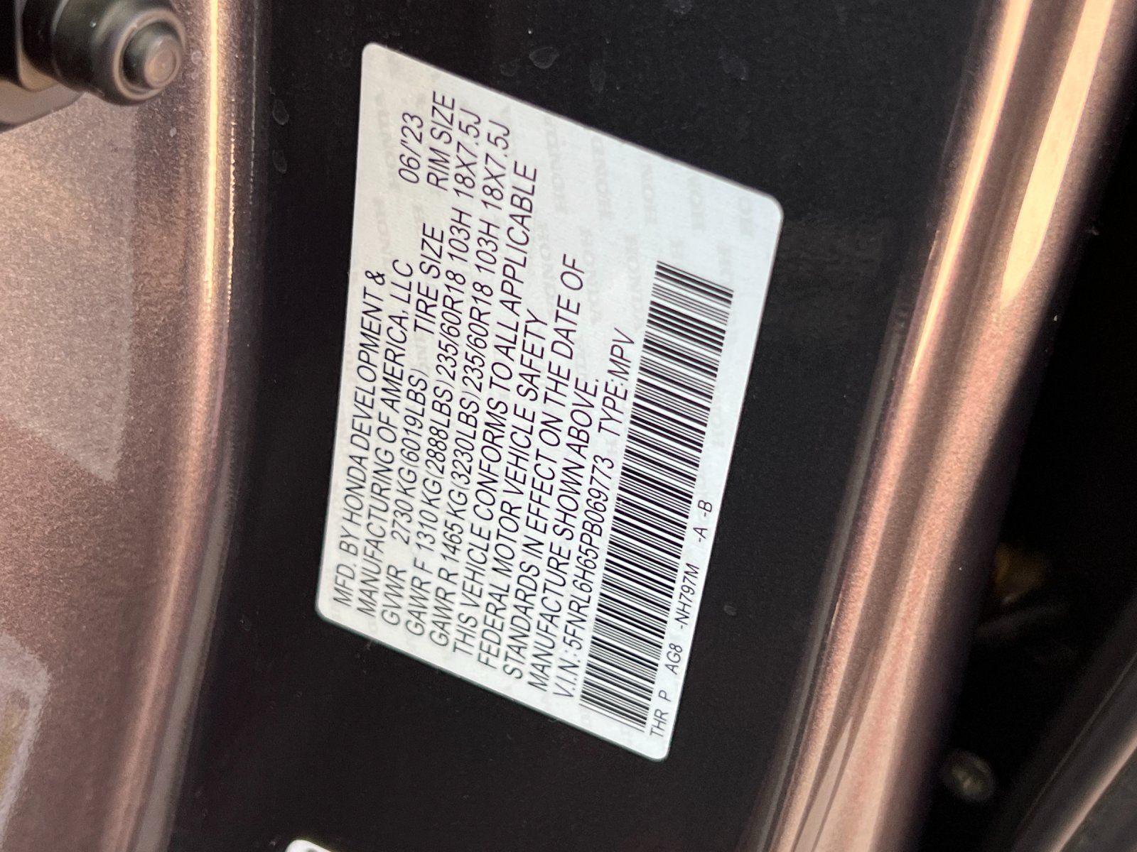 2023 Honda Odyssey EX-L — full photo 29 of 29
