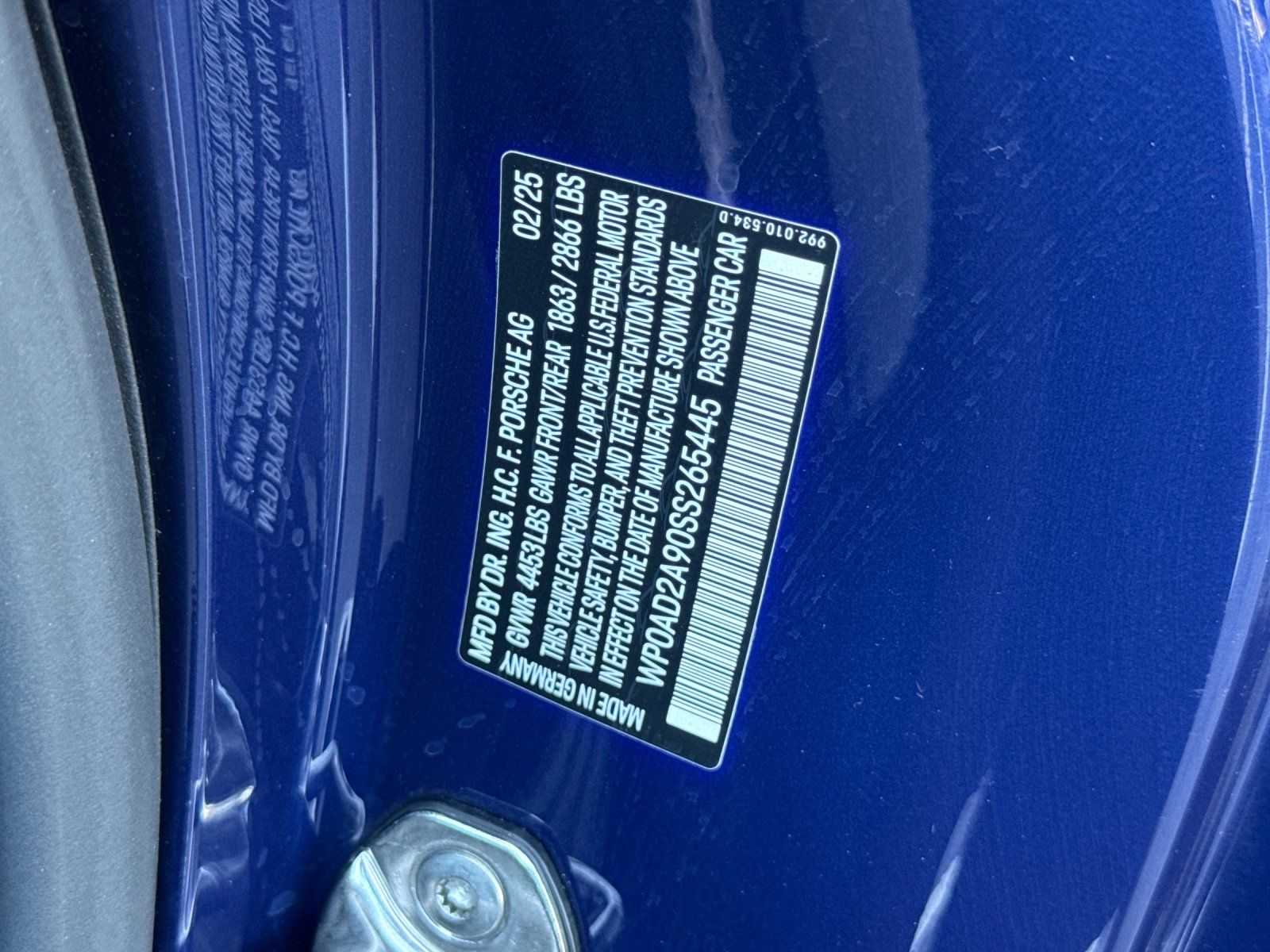 2025 Porsche 911 Turbo S — full photo 28 of 28