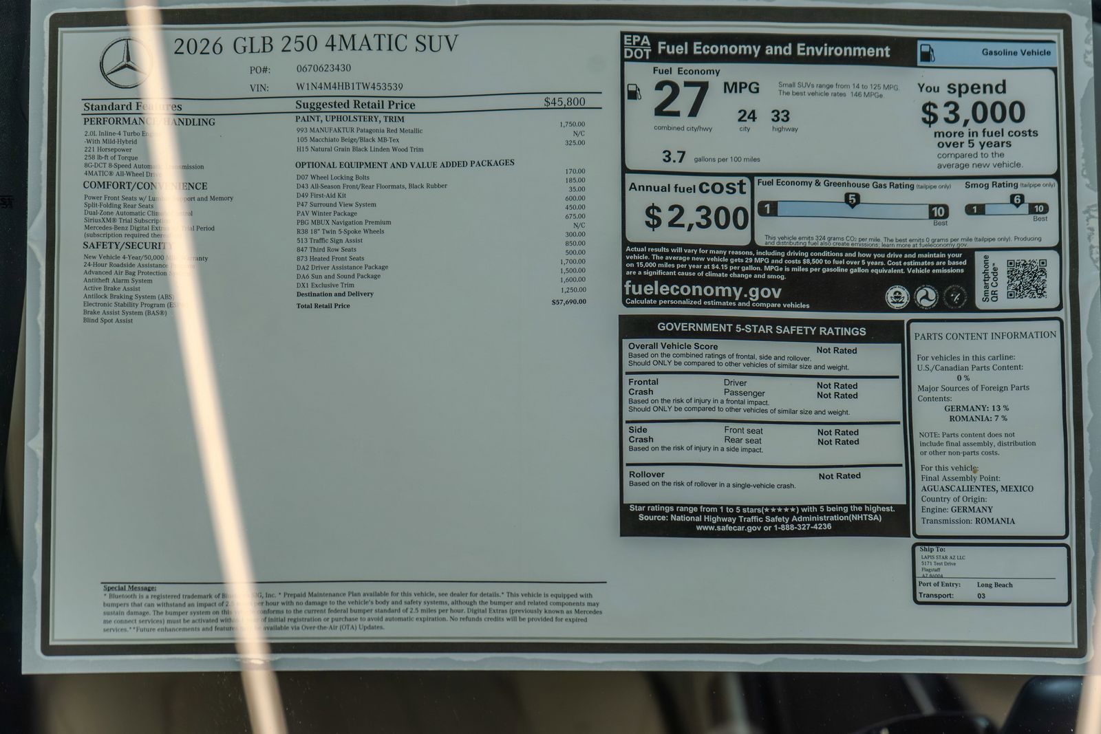 2026 Mercedes-Benz GLB GLB 250 — full photo 36 of 36