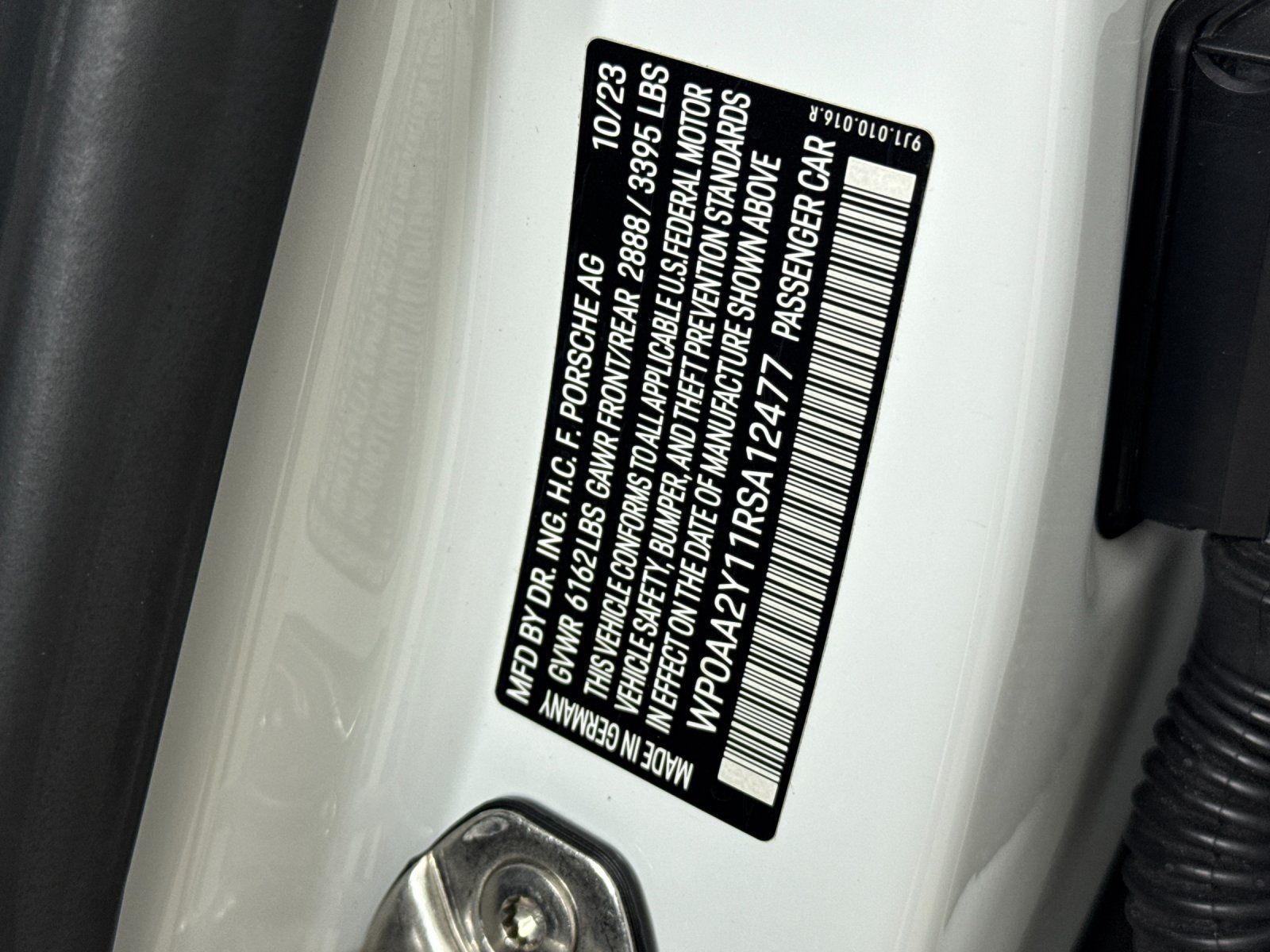 2024 Porsche Taycan Base — full photo 28 of 29